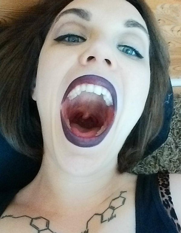 Slut Giving Head With Pierced Tongue