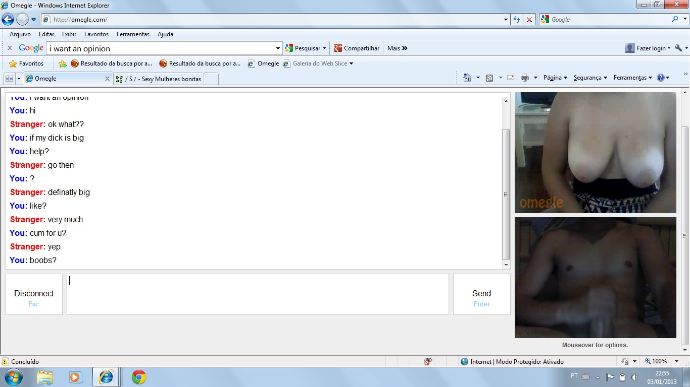 Omegle peeing