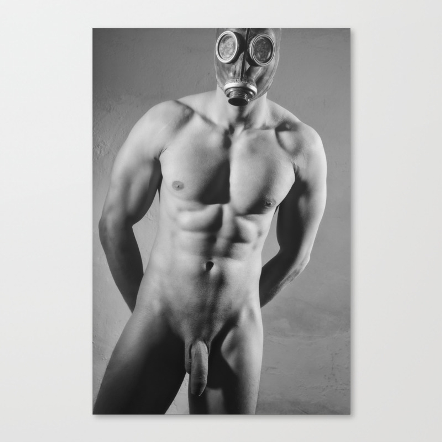 Mask man - nude photos