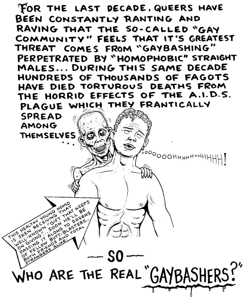 Gay people are fags
