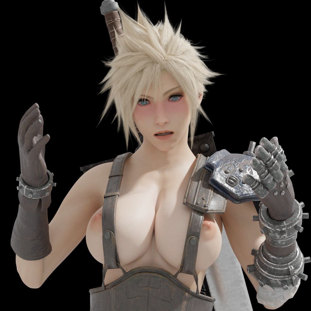 Cloud strife naked