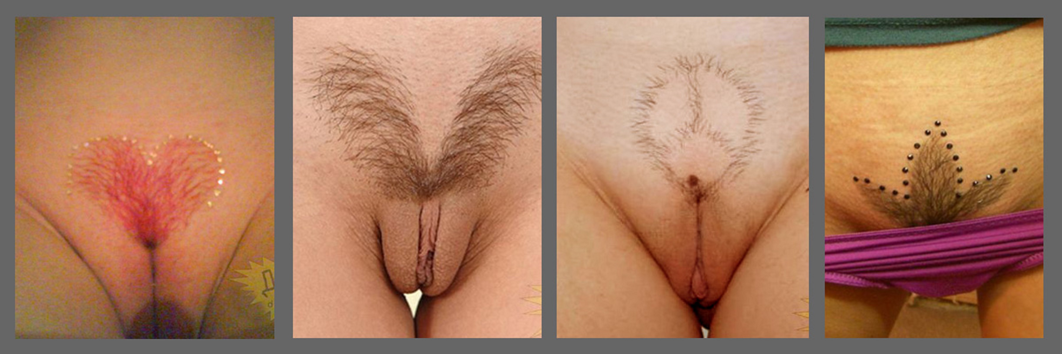 Designs to shave pubic hair