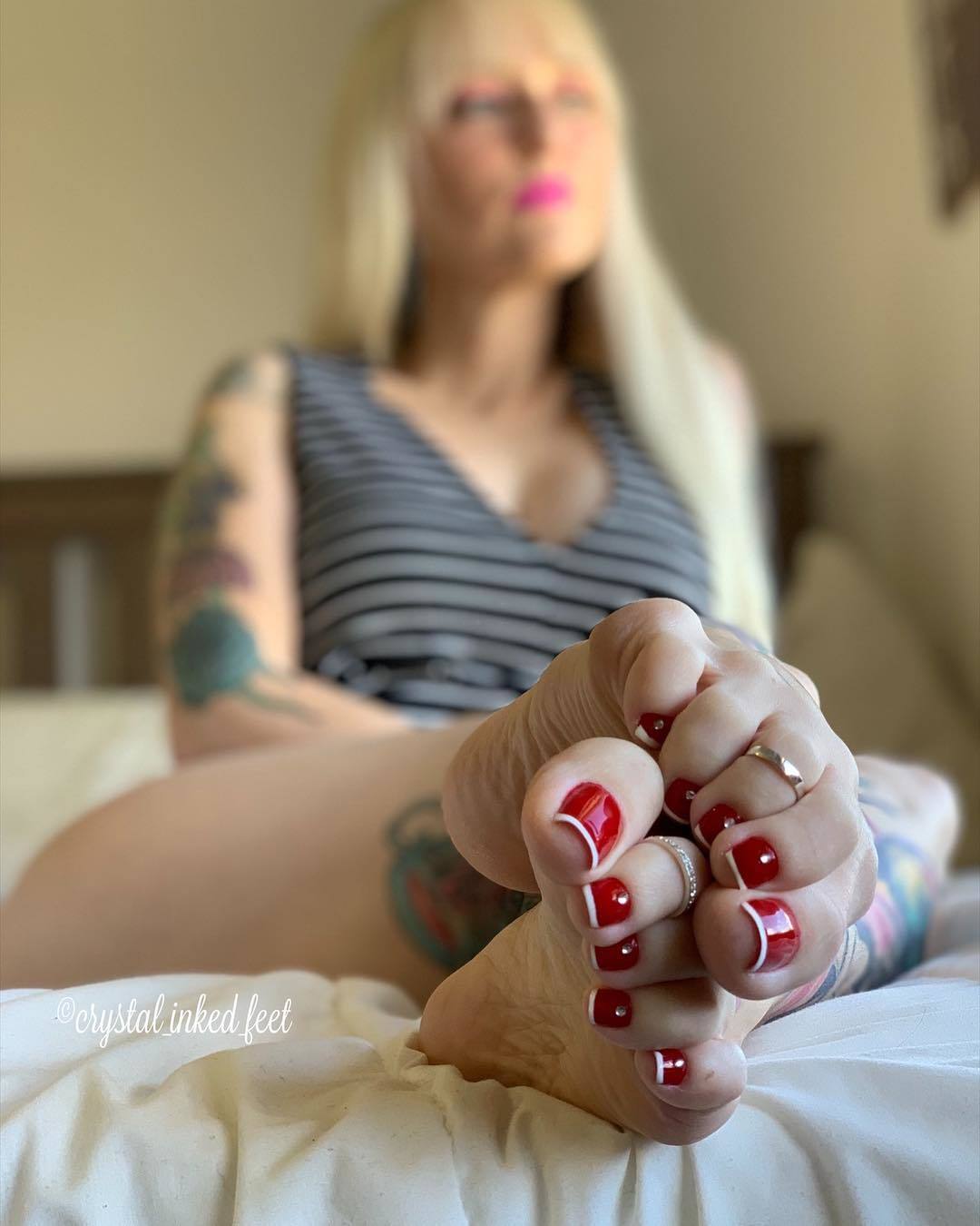 Crystal inked feet onlyfans
