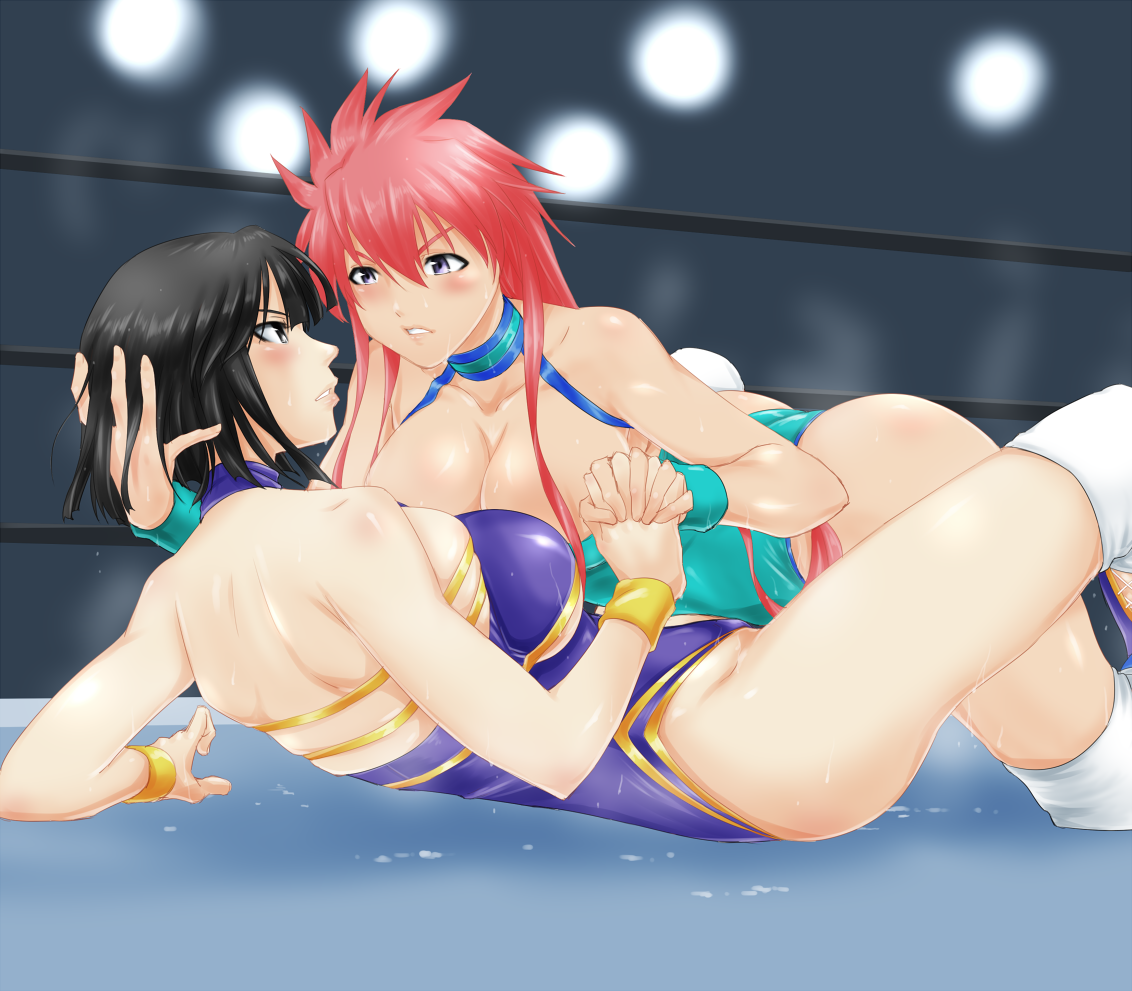 Anime wrestling hentai фото 42