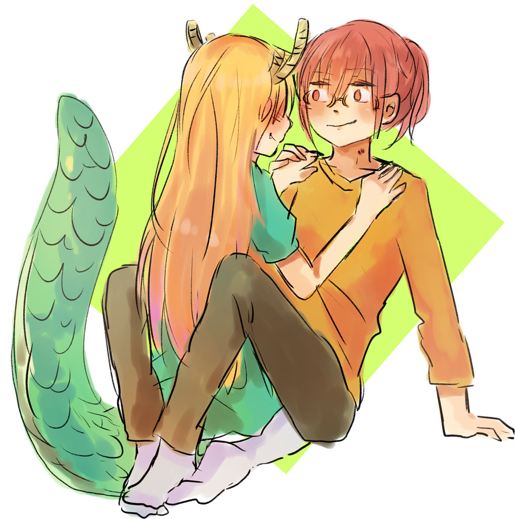 Эндо и кобаяши комментируют злодейку. Kobayashi x Tohru. Хвост Тору. Tohru x Kobayashi r34. Кобаяши съела хвост Тору.