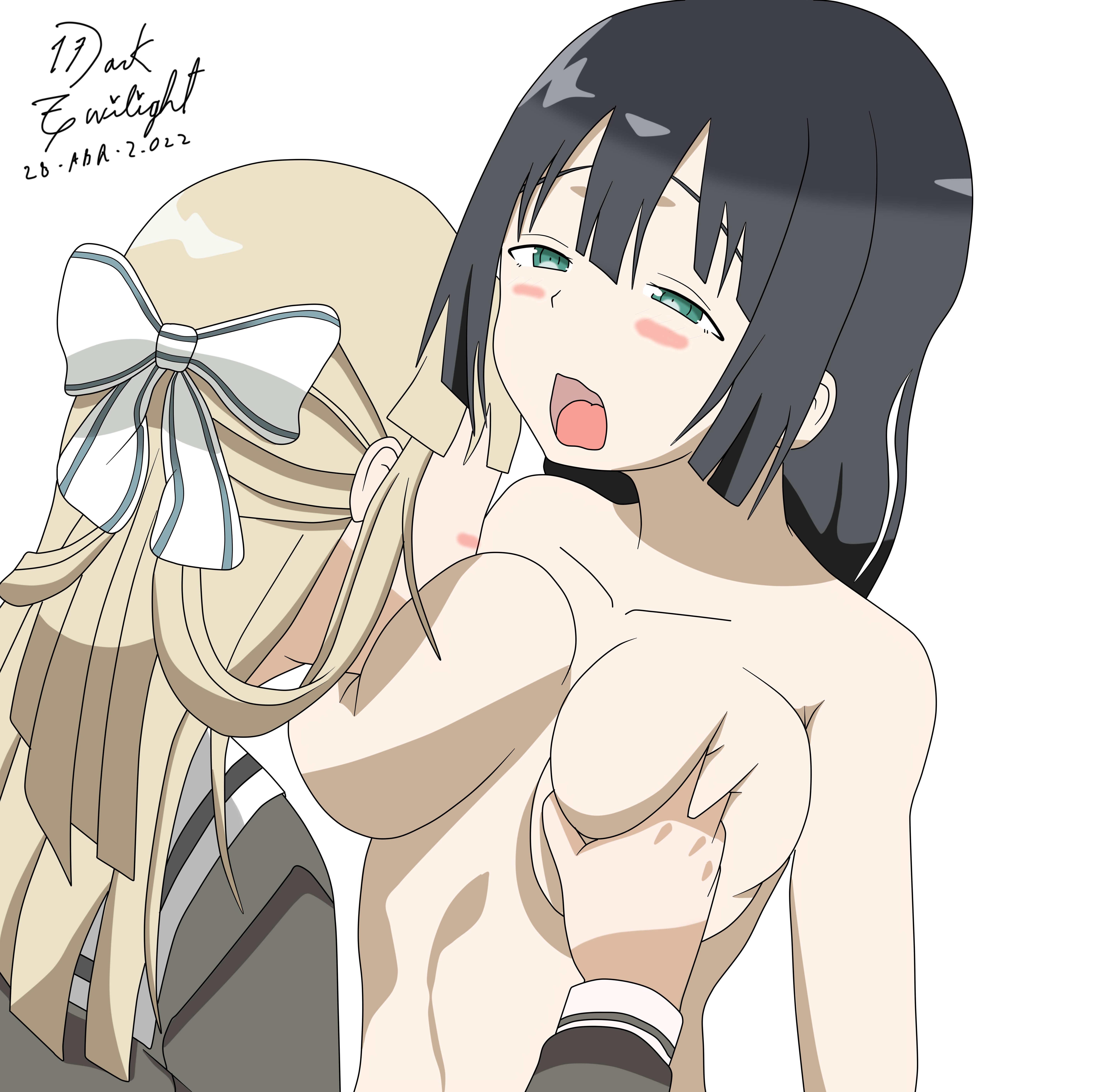 tougou_mimori_nogi_sonoko_and_washio_sumi_yuusha_de_aru_and_2_more_drawn_by...